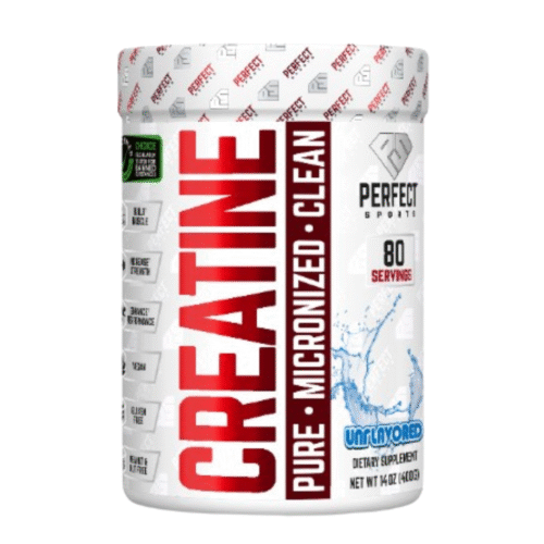 Fuel your performance with Perfect Creatine, a high-quality, pure Creatine Monohydrate supplement designed to help you lift heavier, train harder, and recover faster. Sourced and manufactured in Canada, this formula delivers 100% micronized creatine for superior absorption and mixability. Key Benefits: Increases strength, power, and endurance Supports lean muscle growth & recovery Enhances workout performance Micronized for faster absorption and no clumping Zero fillers, flavors, or additives – just pure creatine Whether you're bulking, cutting, or maintaining, Perfect Creatine 400g is the essential performance booster your routine needs – clean, effective, and proudly made in Canada.