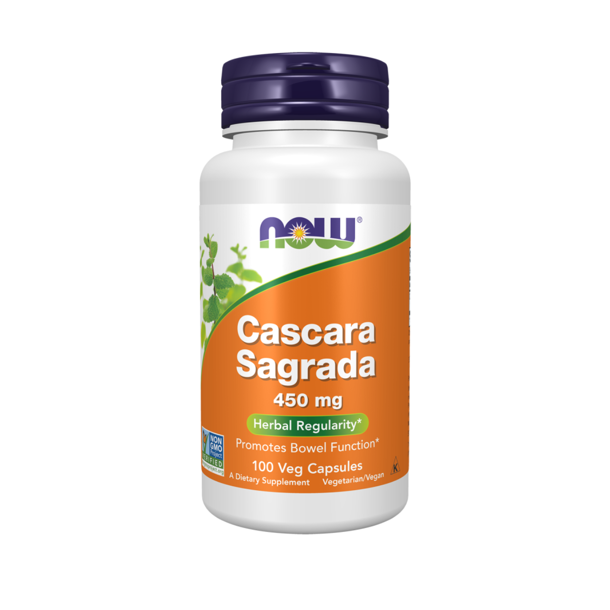 NOW Cascara Sagrada 450 mg Veg Capsules